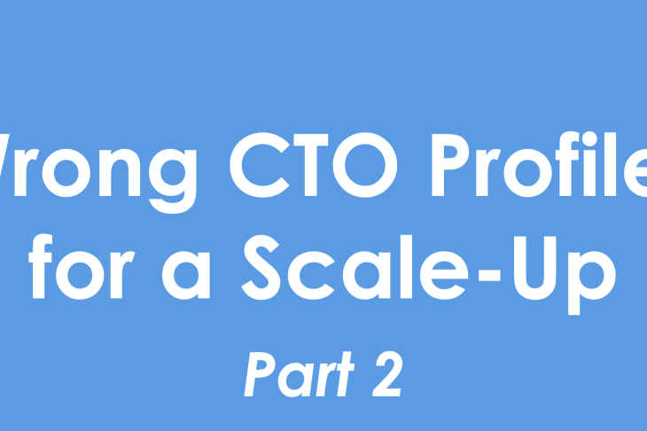 Wrong CTO Profiles for a Scale-Up: Part 2